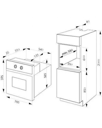 Духовка електрична Amica EB7541HB FINE