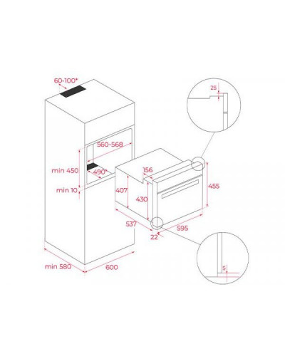 Духовка електрична Teka HLC 8440 C BK (111160012)