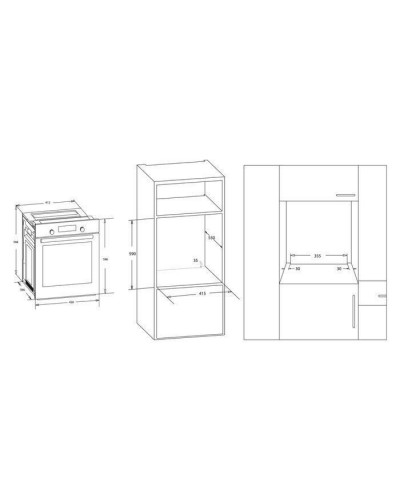 Духовка электрическая Freggia OESF45W