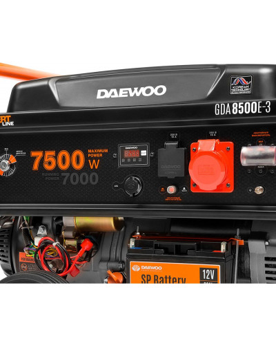 Бензиновий генератор Daewoo Power GDA 8500E-3