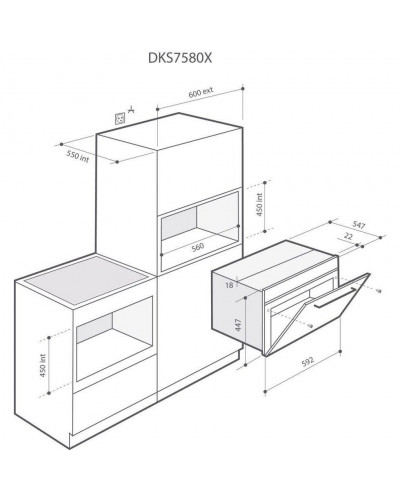 Духовка електрична De Dietrich DKR7580X