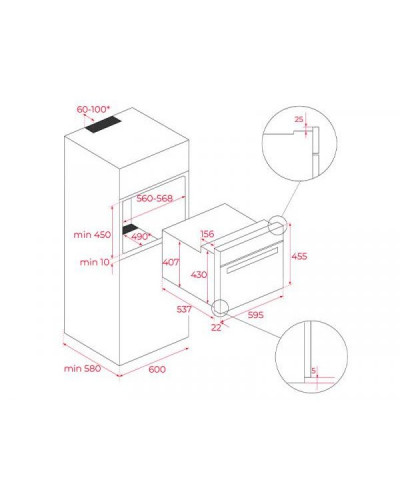 Духовка електрична Teka HLC 8440 C ST (111160006)