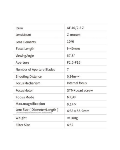 универсальный объектив Viltrox AF 40mm f/2.5 Z