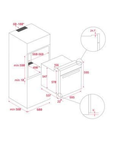 Духовка електрична Teka HLB 8510 P (111000046)