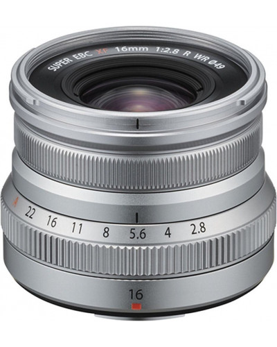 Широкоугольный объектив Fujifilm XF 16mm f/2,8 R WR silver (16611693)