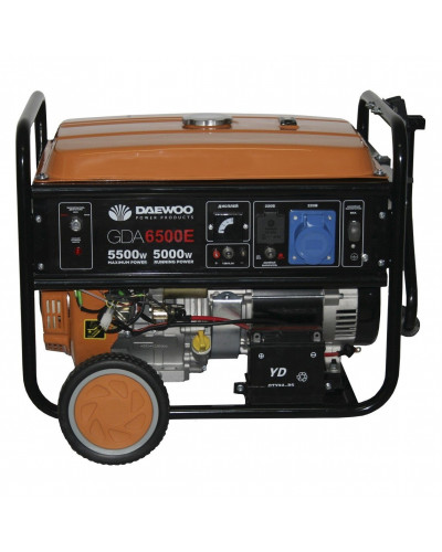 Бензиновий генератор Daewoo Power GDA 6500E