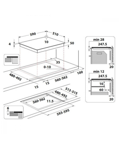 Варильна поверхня електрична Whirlpool WF S5060 CPBF