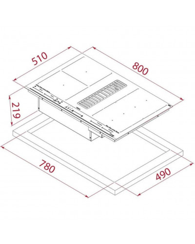 Варильна поверхня електрична Teka MasterSense Air AFF 87601 MST (112730000)
