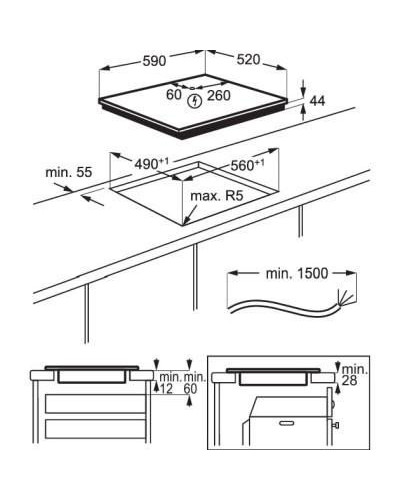 Варильна поверхня електрична Electrolux LIR60433