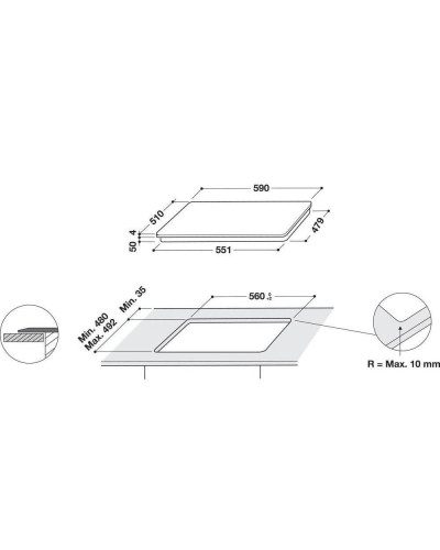 Варильна поверхня електрична Whirlpool WL B1160 BF