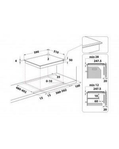 Варильна поверхня електрична Whirlpool WSS4060BF