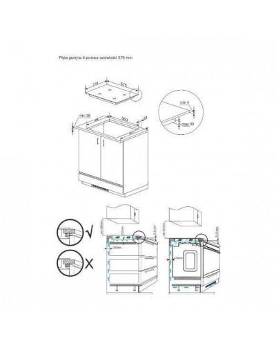 Варильна поверхня електрична Amica PC6400ZD