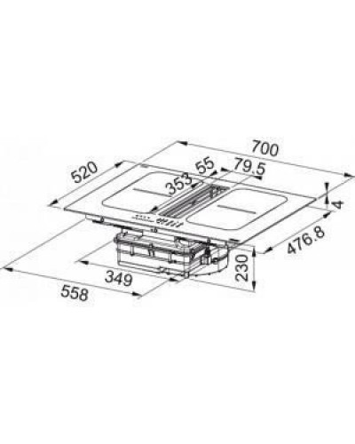 Варильна поверхня електрична Franke Smart 2Gether FSM 7081R HI (340.0705.338)