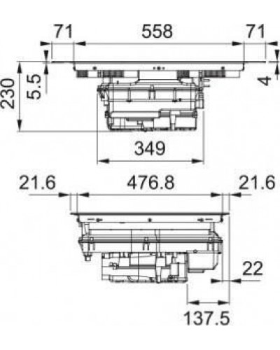 Варильна поверхня електрична Franke Smart 2Gether FSM 7081R HI (340.0705.338)