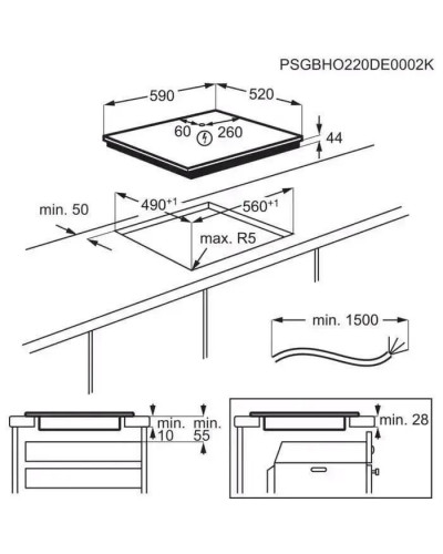 Варочная поверхность электрическая Electrolux CIS62450FW