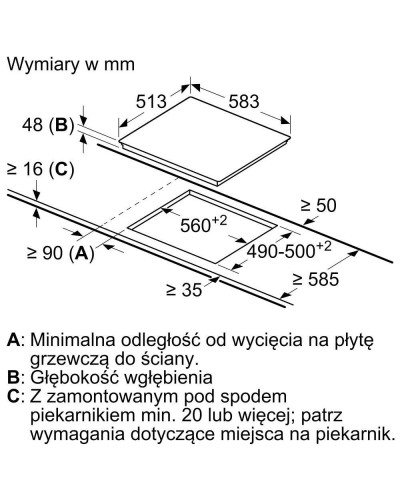 Варильна поверхня електрична Bosch PKE645BB2E