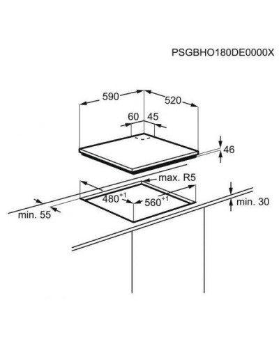 Варочная поверхность газовая Electrolux KGG6426K