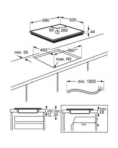 Варочная поверхность электрическая Electrolux EIS6134