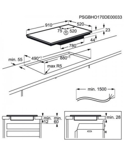 Варильна поверхня електрична Electrolux EIV9467