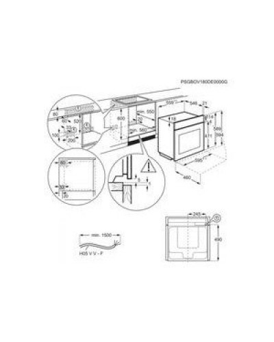 Духовка електрична Electrolux EOB8S39WX