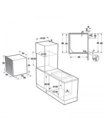 Духовка електрична Gorenje BCS798S24BG