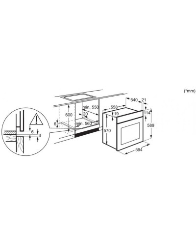 Духовка електрична Electrolux KODEC70BZ