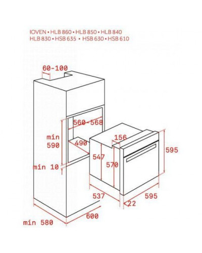 Духовка електрична Teka HLB 8600 (111000011)