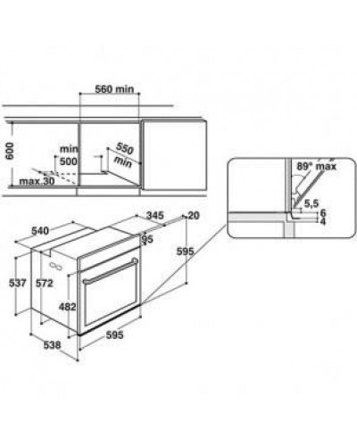 Духовка електрична Whirlpool W9 OP2 4S2 H