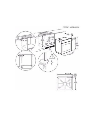 Духовка електрична Electrolux EOC6P77H