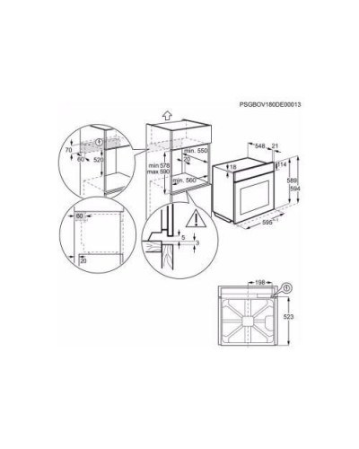 Духовка електрична Electrolux EOC6P77H