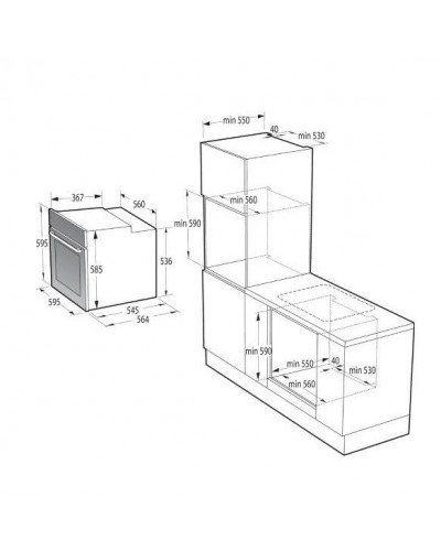 Духовка электрическая Hisense BSA65226AB