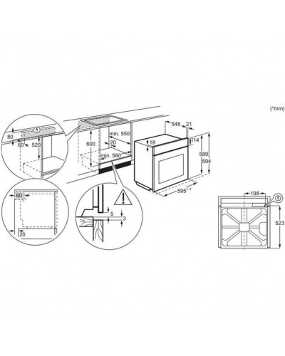 Духовка електрична Electrolux KODEC70X