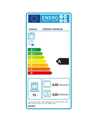 Духовка електрична Electrolux EOD3F50TX
