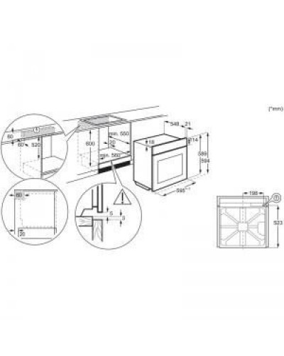 Духовка електрична Electrolux EOA5220AOV