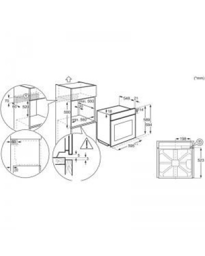 Духовка електрична Electrolux EOA5220AOV