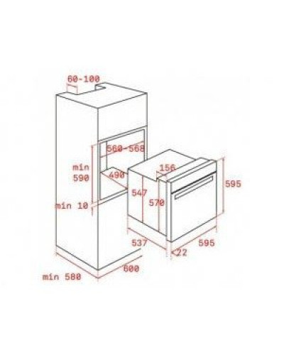 Духовка електрична Teka HLB 8400 (111000006)