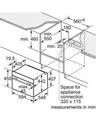 Духовка электрическая Bosch CMG633BW1