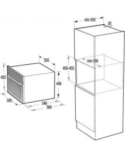 Духовка електрична Gorenje BCM598S18X