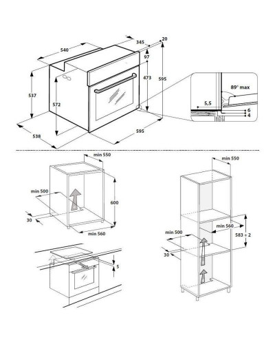 Духовка електрична Whirlpool AKZ9 6230 S