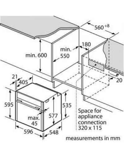 Духовка електрична Siemens HS636GDS2