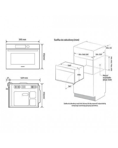 Духовка електрична Samsung NQ5B6753CAK