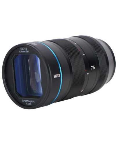 Анаморфний об'єктив Sirui 75mm f/1.8 Anamorphic 1,33x E-Mount (SR75-MFT)