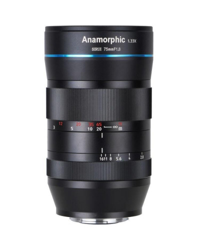 Анаморфний об'єктив Sirui 75mm f/1.8 Anamorphic 1,33x E-Mount (SR75-MFT)