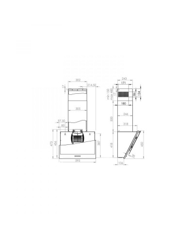 Витяжка похила Gorenje WHI6SYB