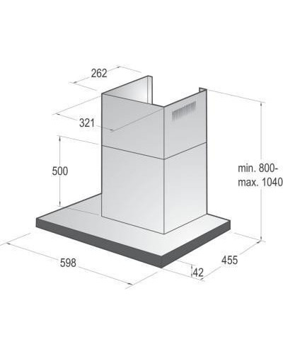 Витяжка Т-подібна Gorenje WHT6SYW