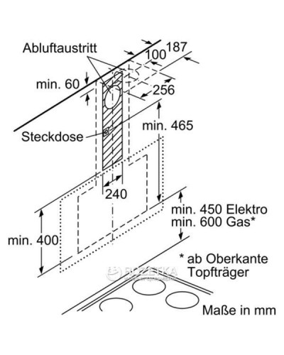 Витяжка похила Siemens LC67KHM60