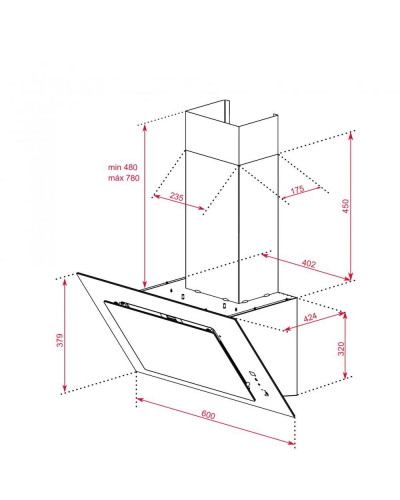 Витяжка похила Teka DVT 68660 TBS 112930039