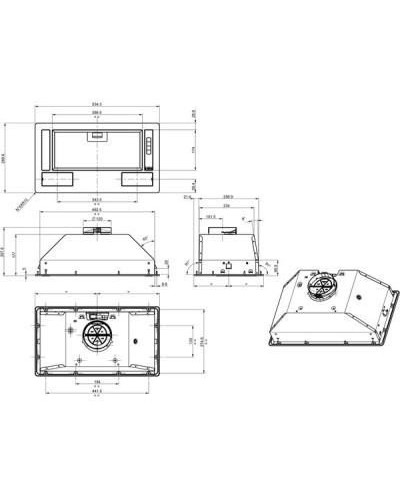 Витяжка вбудована Gorenje BHI681EB