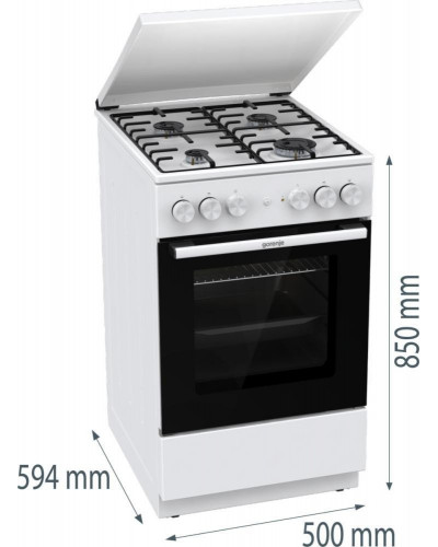 Комбінована плита Gorenje GK5A22WH