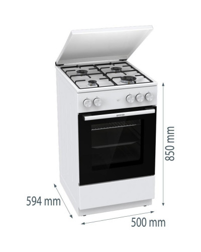 Газова плита Gorenje GG5A14WJ
